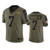 buccaneers leonard fournette olive limited 2021 salute to service jersey