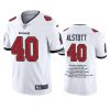 buccaneers mike alstott white career highlight limited edition jersey