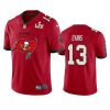 buccaneers mike evans red super bowl lv champions primary logo jersey