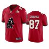 buccaneers rob gronkowski red super bowl lv champions team logo jersey