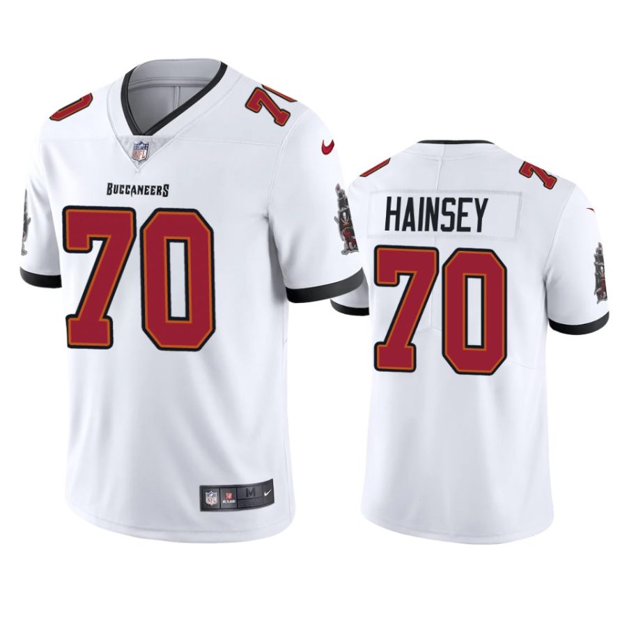 buccaneers robert hainsey white vapor jersey