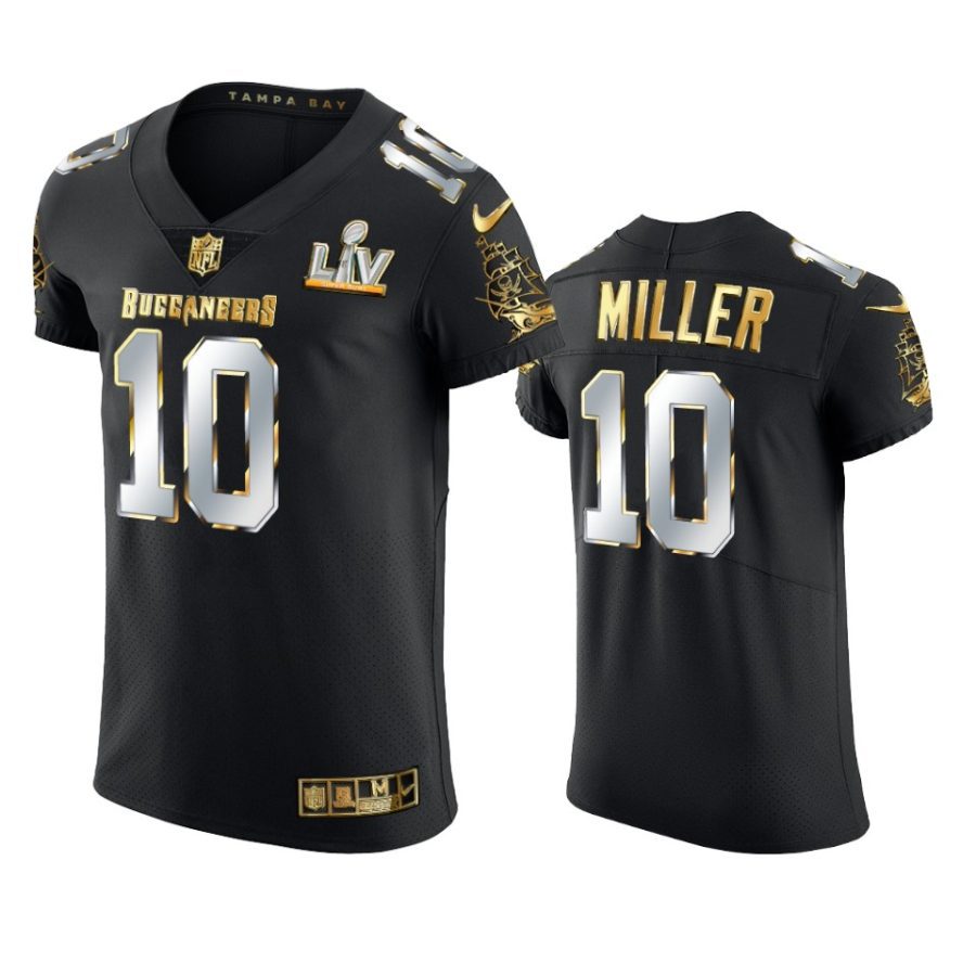 buccaneers scotty miller black golden elite super bowl lv jersey