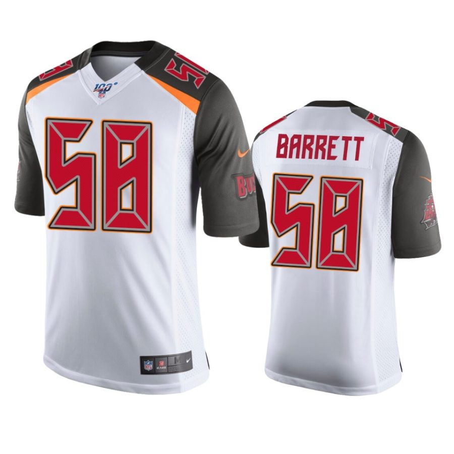 buccaneers shaquil barrett white limited 100th season jersey