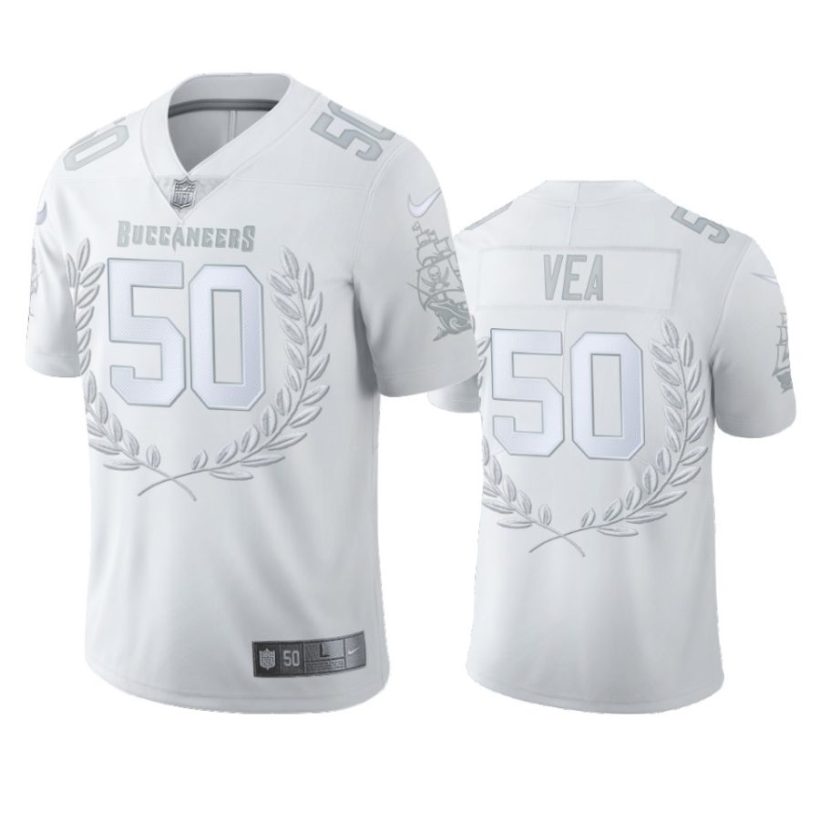 buccaneers vita vea white platinum limited jersey