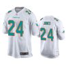 byron jones dolphins white game jersey