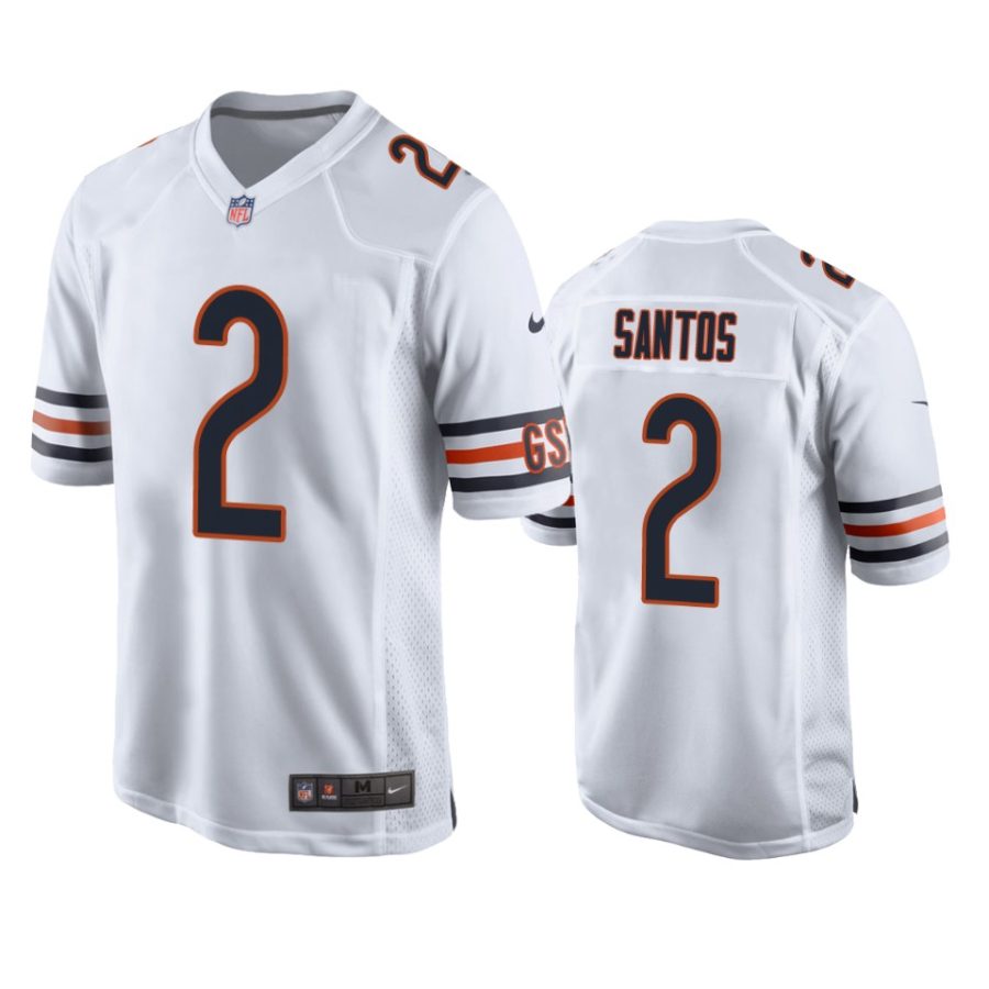 cairo santos bears white game jersey