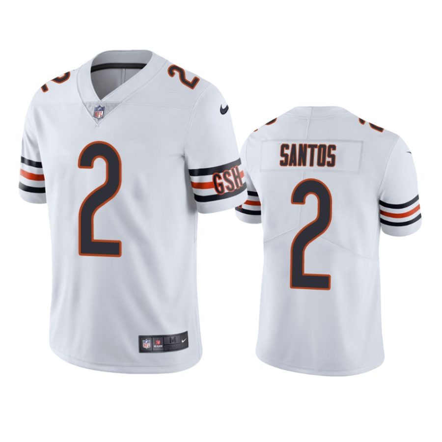 cairo santos bears white vapor jersey