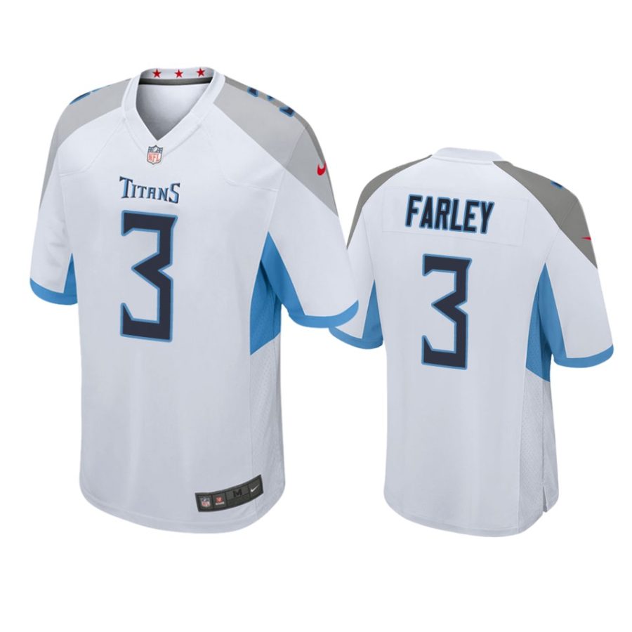 caleb farley titans white game jersey 1a