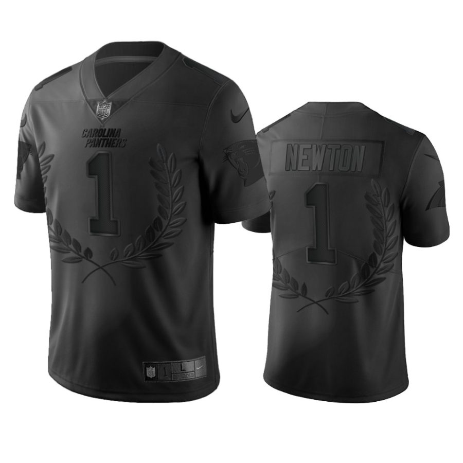 cam newton panthers black nfl mvp jersey