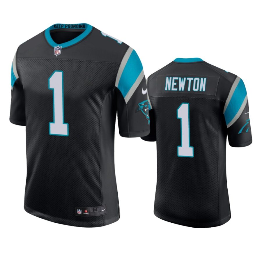 cam newton panthers black vapor jersey