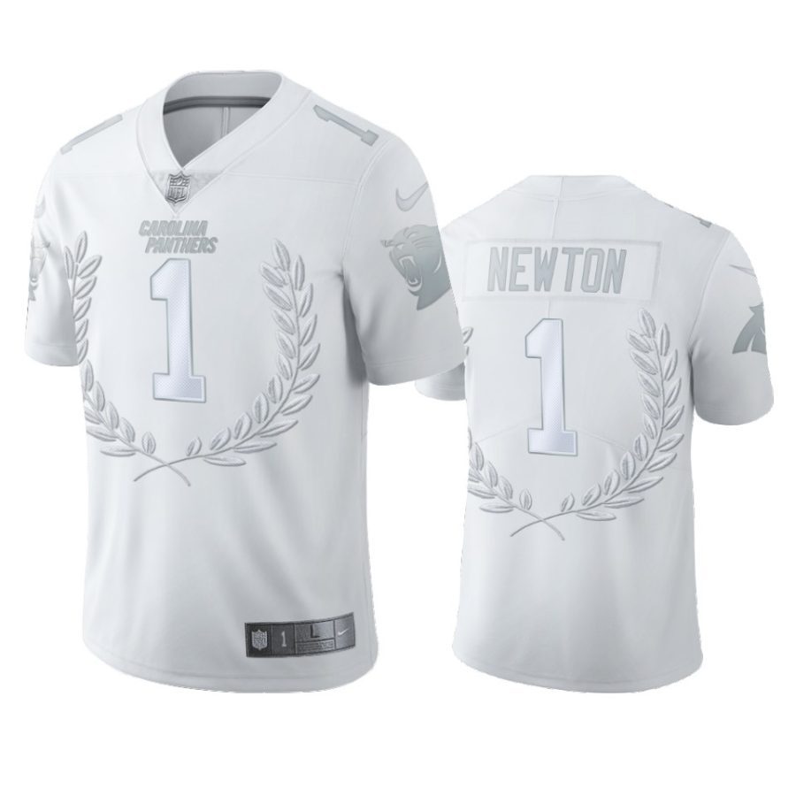 cam newton panthers white nfl mvp jersey