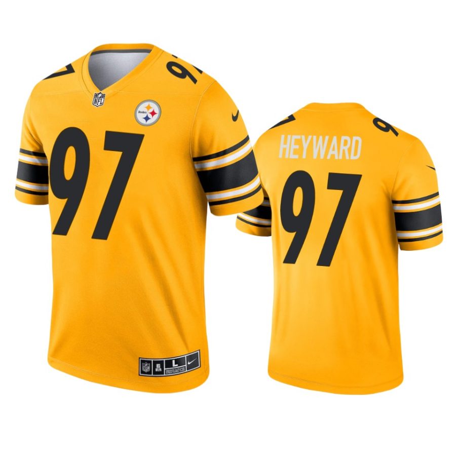 cameron heyward steelers 2021 inverted legend gold jersey