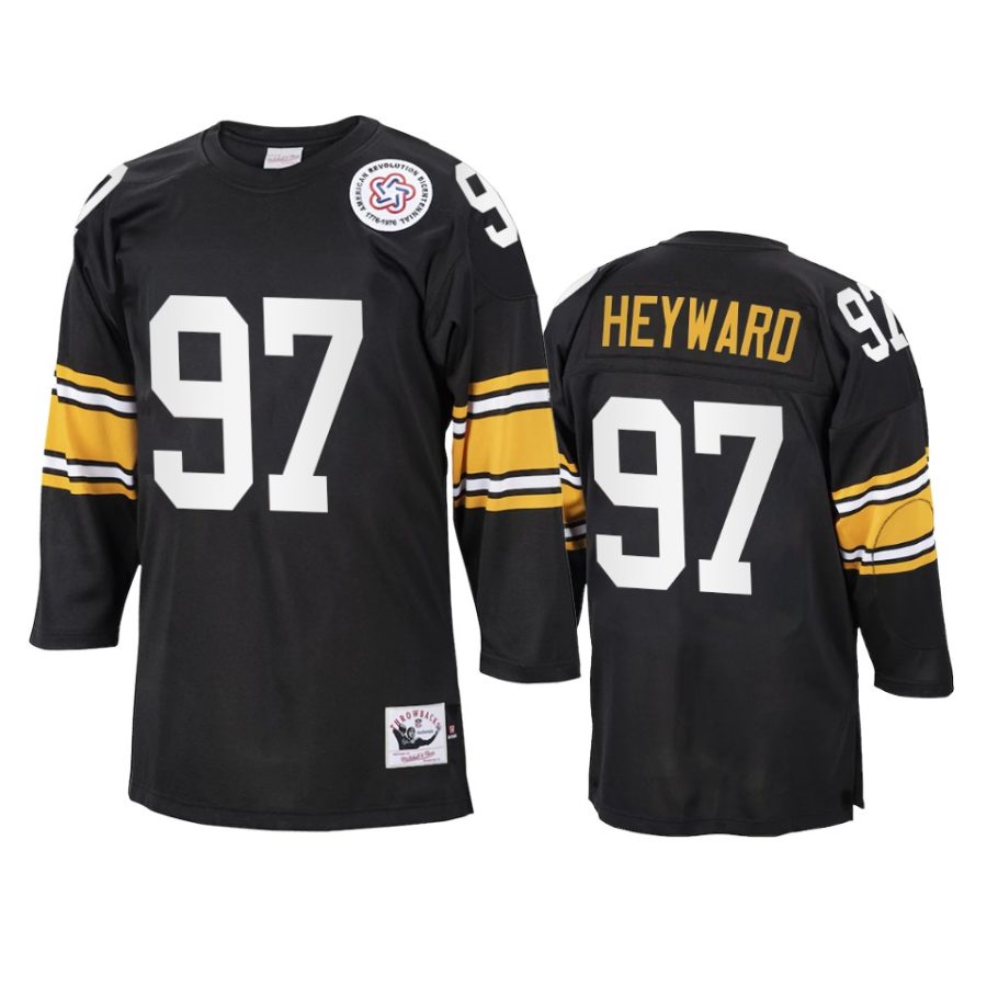 cameron heyward steelers black authentic jersey