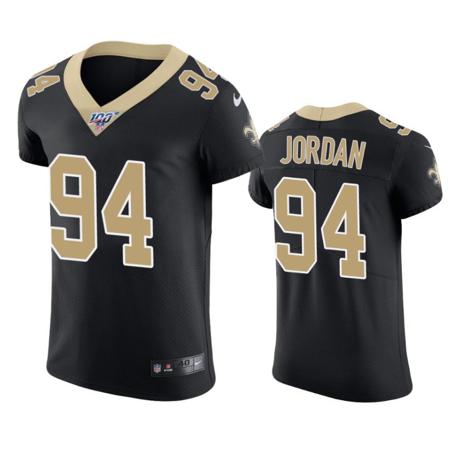 cameron jordan saints black nfl 100 vapor elite jersey