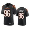 cameron sample bengals black game jersey