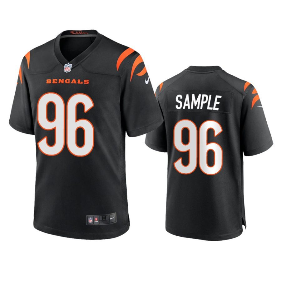 cameron sample bengals black game jersey