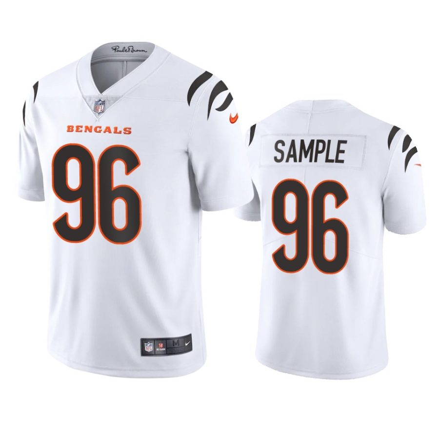 cameron sample bengals white vapor jersey