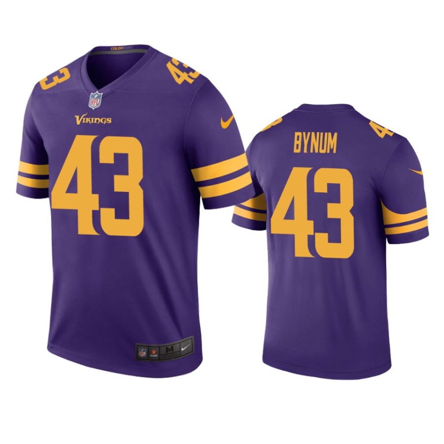 camryn bynum color rush legend vikings purple jersey