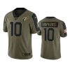 cardinals deandre hopkins olive limited 2021 salute to service jersey