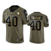 cardinals pat tillman olive gold limited 2021 salute to service jersey