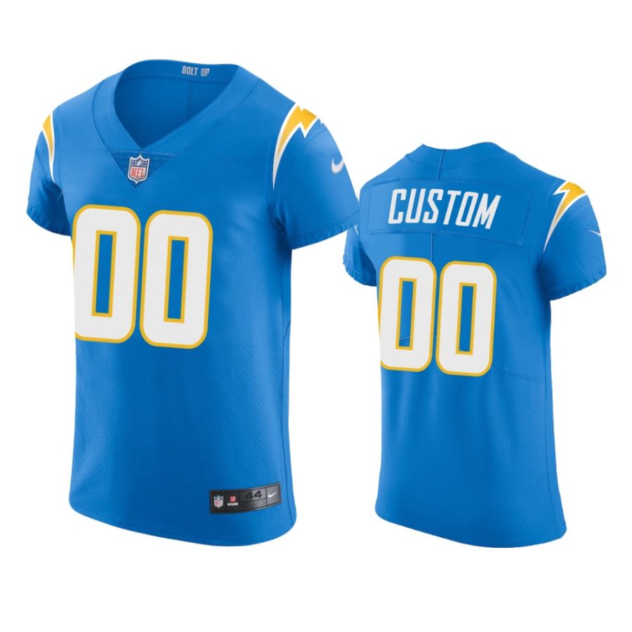 chargers custom powder blue vapor elite jersey