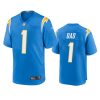 chargers dad powder blue 2021 fathers day game jersey