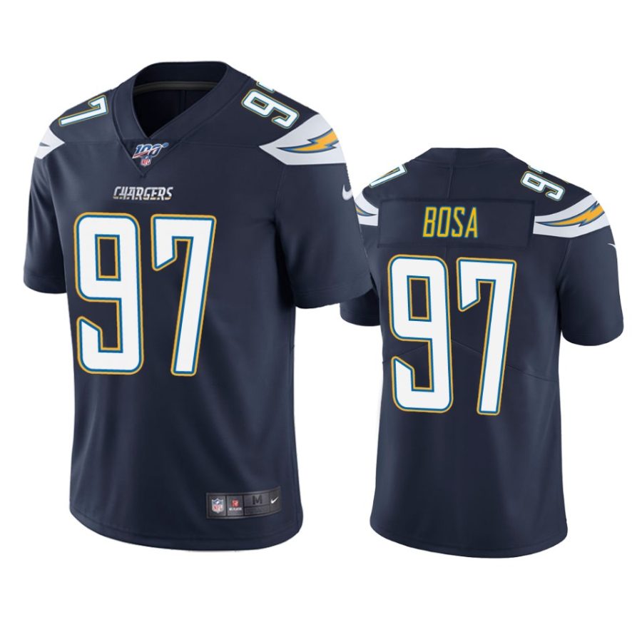 chargers joey bosa navy limited 100th season jersey