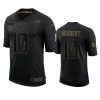 chargers justin herbert black limited 2020 salute to service jersey