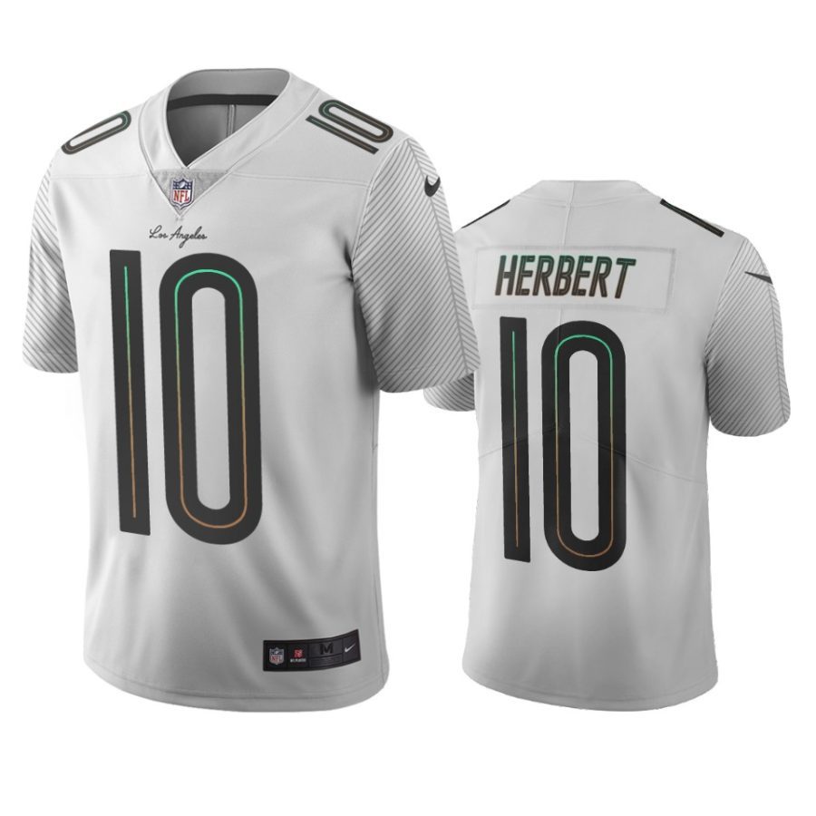 chargers justin herbert white city edition jersey