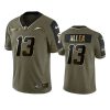 chargers keenan allen olive gold limited 2021 salute to service jersey