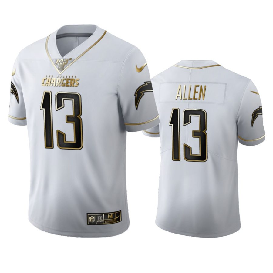 chargers keenan allen white golden edition 100th season jersey