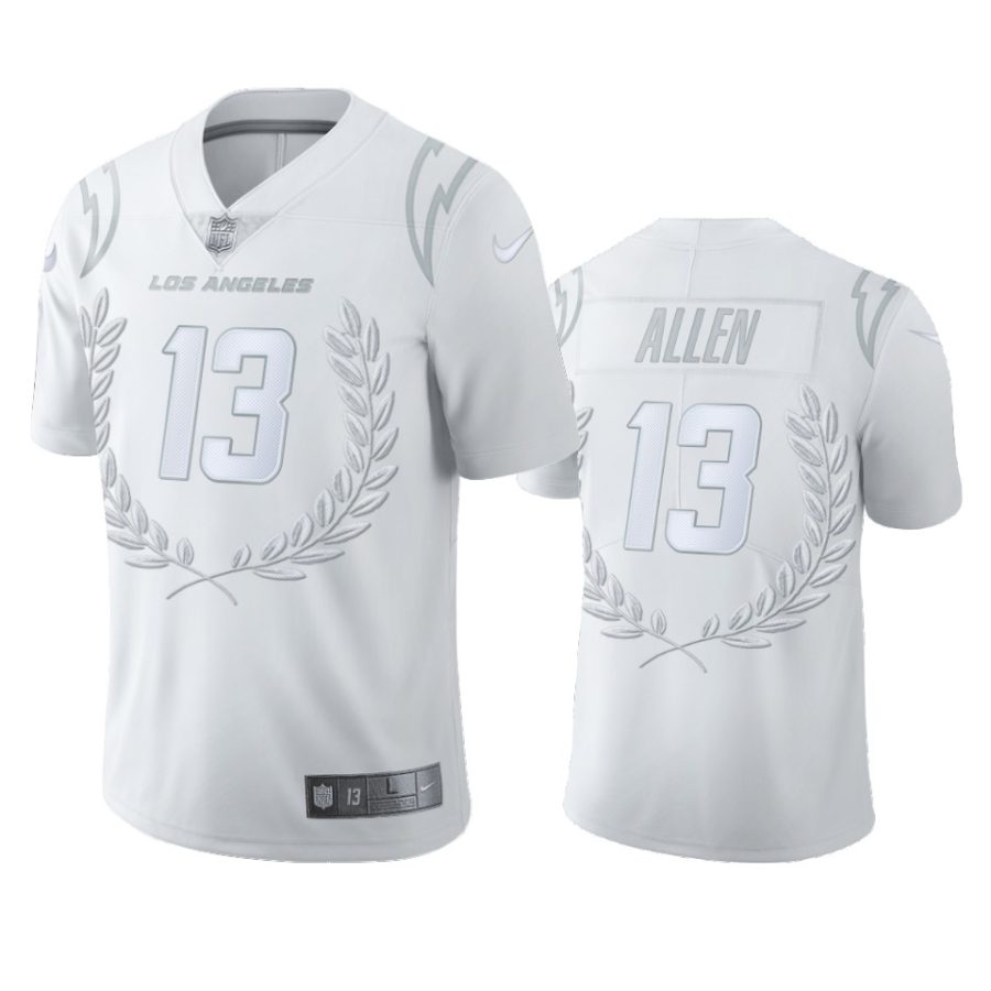 chargers keenan allen white platinum limited jersey