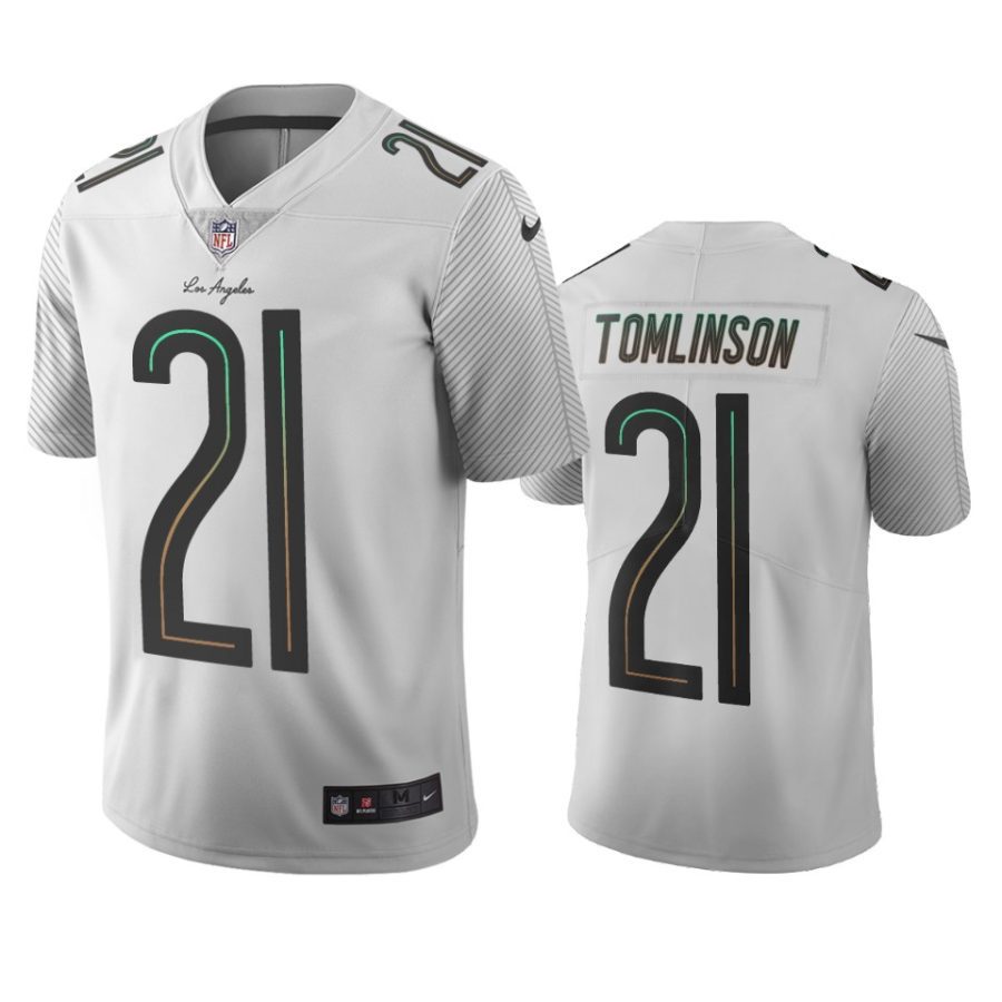 chargers ladainian tomlinson white city edition jersey