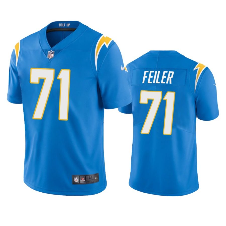 chargers matt feiler powder blue vapor jersey