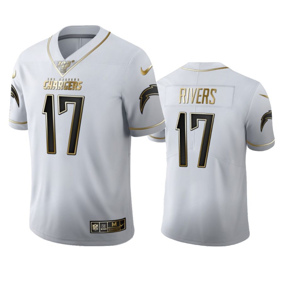 chargers philip rivers white golden edition 100th season jersey