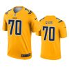 chargers rashawn slater gold inverted legend jersey