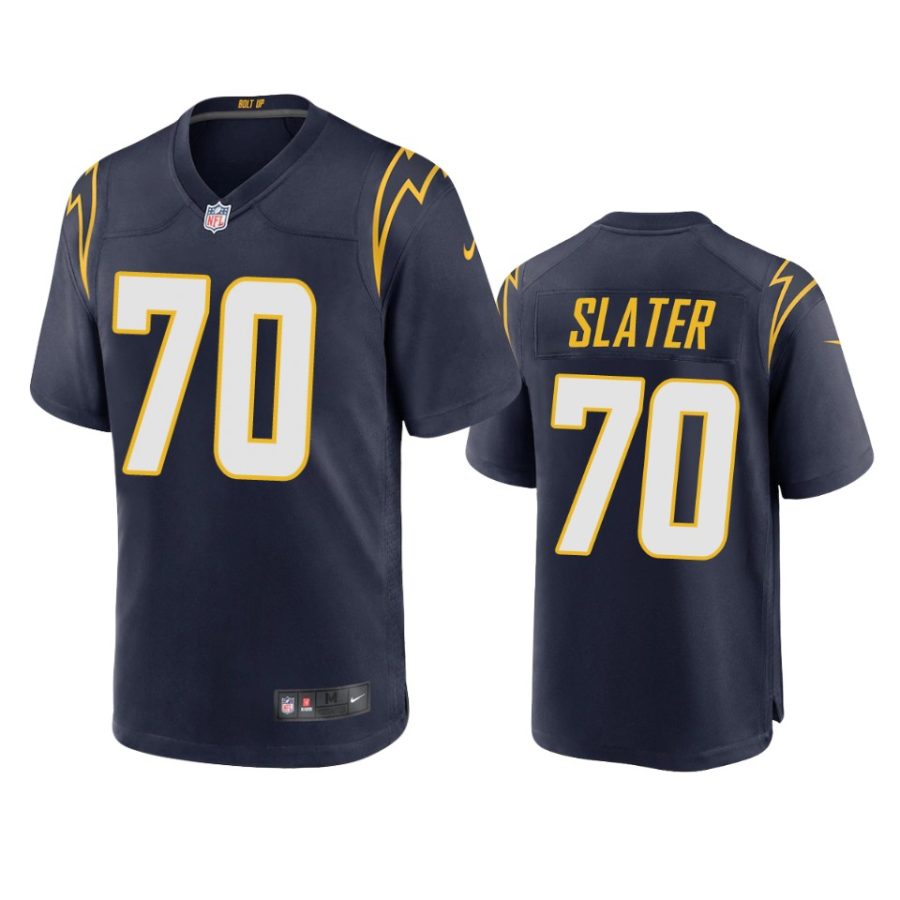 chargers rashawn slater navy alternate game jersey