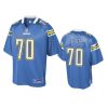 chargers rashawn slater powder blue pro line jersey