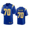 chargers rashawn slater royal alternate game jersey