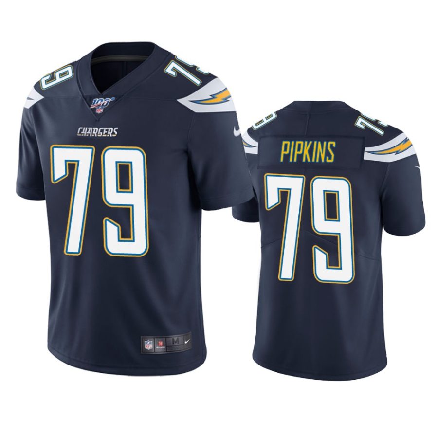 chargers trey pipkins navy limited 100th season jersey