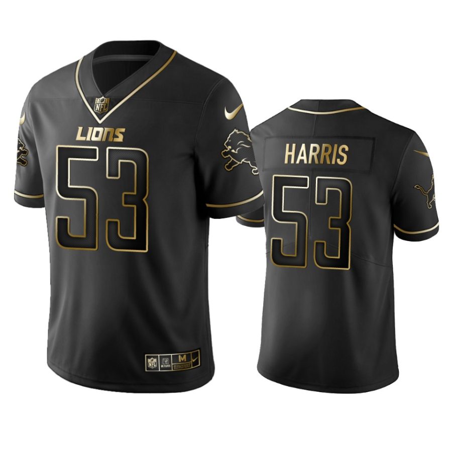 charles harris lions black golden edition jersey