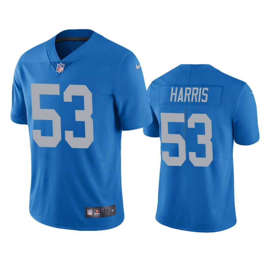 charles harris lions blue vapor jersey