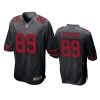 charlie woerner 49ers black game jersey