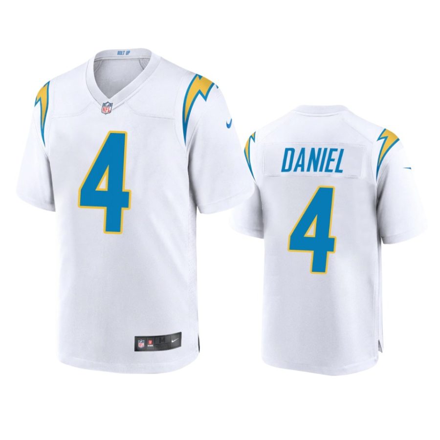 chase daniel chargers white game jersey