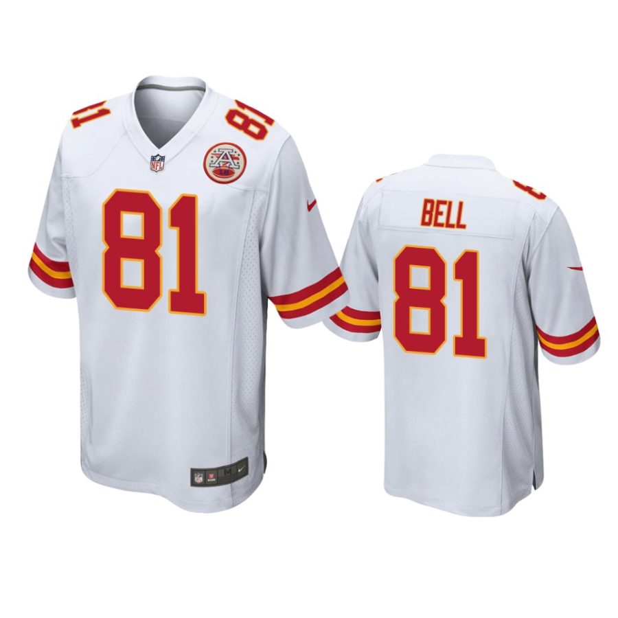 chiefs blake bell white game jersey