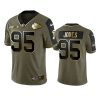 chiefs chris jones olive gold limited 2021 salute to service jersey