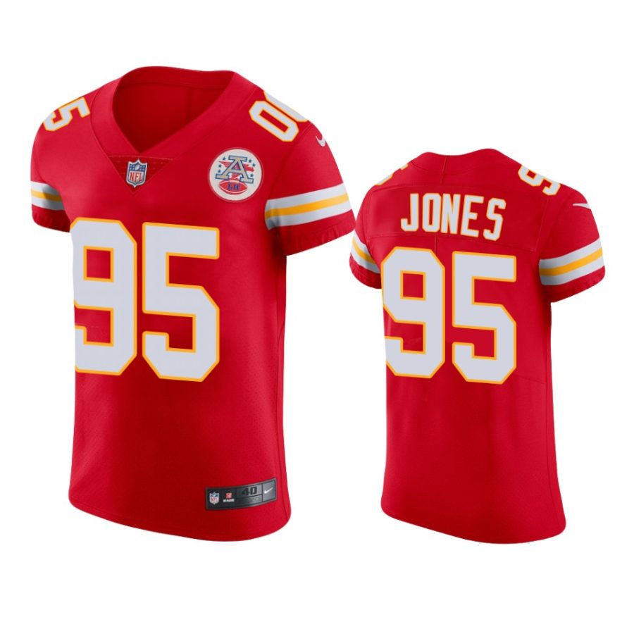 chiefs chris jones red vapor elite jersey