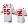 chiefs chris jones white 2x super bowl champions patch game jersey