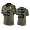 chiefs clyde edwards helaire olive gold limited 2021 salute to service jersey