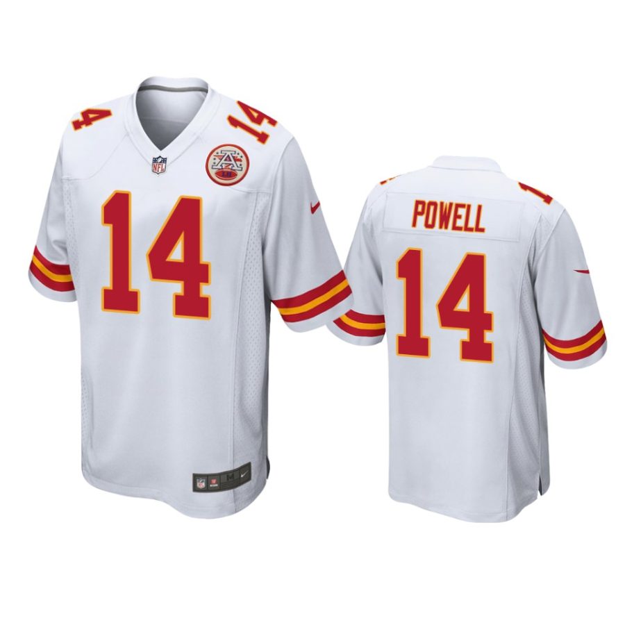 chiefs cornell powell white game jersey